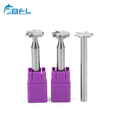 China Carbide BFL Tilted Drill 2 Flute T-Slot End Mills Solid Carbide End Mills CNC Hardened Steel Tools for sale