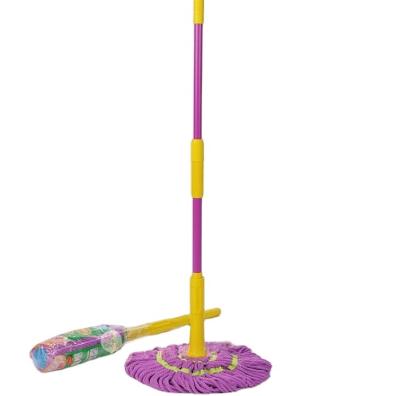 China Sustainable Microfiber Twist Broom With Telescopic Adjustable Perfect For Cleaning Hardwood for sale