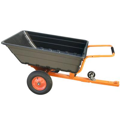 China Heavy Duty Plastic Tralier Cart Garden Dump Cart ATV Cart Tool Trailer for sale