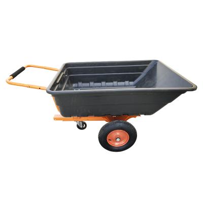 China Tralier Poly Wagon Flatbed Tilting Trailer For Garden Tractors And ATV for sale