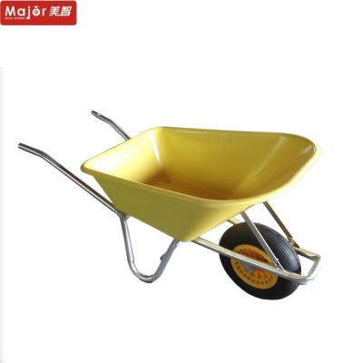 China 160 Kg Industrial Hot Heavy Duty Garden Cart Standard Single Galvanized Wheelbarrow for sale