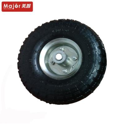 China 10 Inch Transport Roller Flat Free Solid Heavy Duty Cart Tires PU Foam Bag Truck Wheels for sale