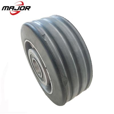 China Hotels 5x2 Factory Rubber Tire For Go Trolley With Aluminum Rim Wheel for sale