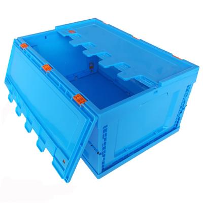 China 2019 Solid Box Wholesale OEM Customized Logo Foldable Storage Crate for sale