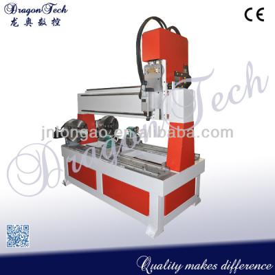 China smart cnc router with autocad software, cnc wood furniture design machine, 5d cnc engraving machineDT1203R 1200*300mm for sale