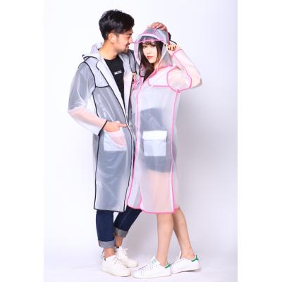 China SHENGMING 2017 Raincoat Overalls PVC Material Transparent Raincoat Long Or Short Poncho for sale