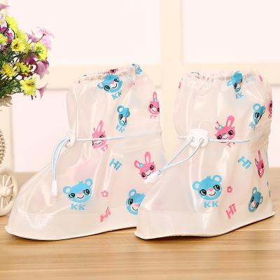 China SHENGMING Waterproof Kids Ankle Boots Custom Printed PVC Rain Boots for sale