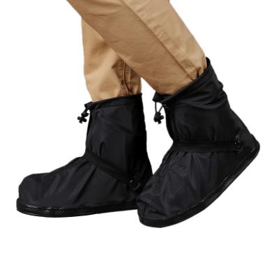 China Washable Reusable Waterproof PVC Rain Booties Shoe Covers for sale