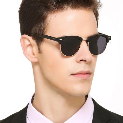 China Fashion sunglasses 2021 retro fashion style hot sale men's glass men's UV400 sunglasses for sale