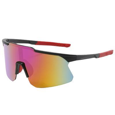 China Men's and women's fashion outdoor sports border sunglasses new sports sunglasses rising windshield sunglasses wholesale for sale