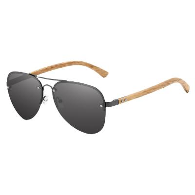 China 2021 new fashion metal polarization sunglasses men's and women's sunglasses hot sale fashion sunglasses and bamboo for sale