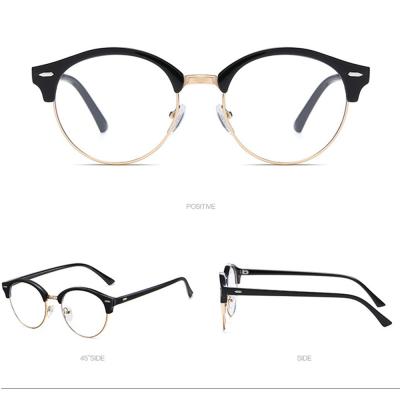 China Simple Hot Selling Fashion Candy Color Anti-blue Light Flat Vision Glasses With Myopia Glasses for sale