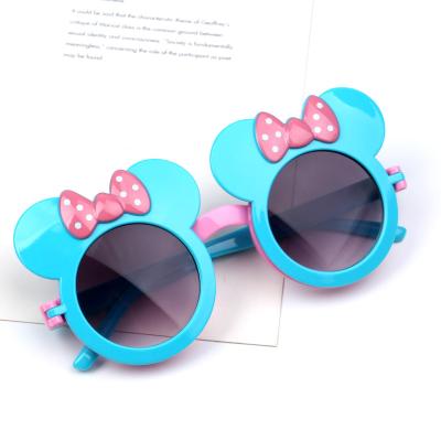 China Cute Cartoon Mickey Minnie Style Flip Protection Gift Sunglasses Sun Glasses Children's Sunglasses Fashion Children's Sunglasses UV400 Glass for sale