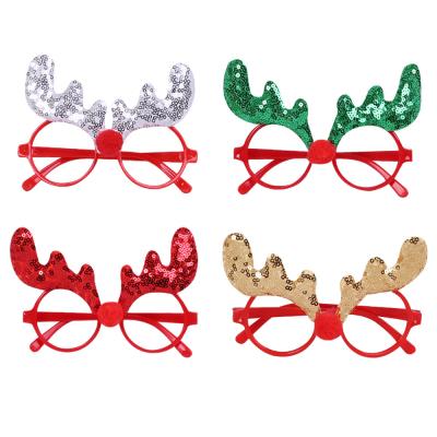 China Christmas Adult Glasses Glass Ornaments Antlers Children's Toys New Fashoin Christmas Decorations for sale