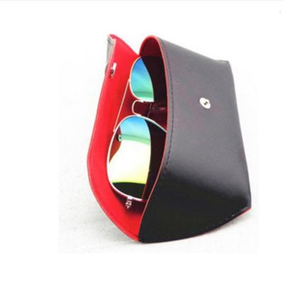 China Eco - Friendly Fashion Leather Glasses Case Promotional Leather Sunglasses Case for sale