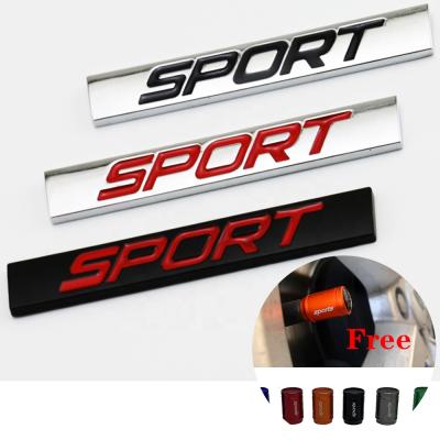 China Sports Personality Decoration Funy Metal Car Sticker Red Zinc Alloy Door for sale