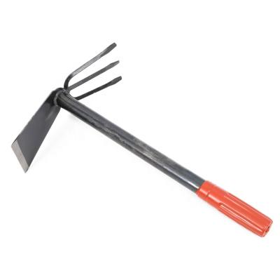 China Carbon Steel Garden Hoe China Manufacturer 3 Fork Carbon Steel Forged Fork Garden Hoe for sale