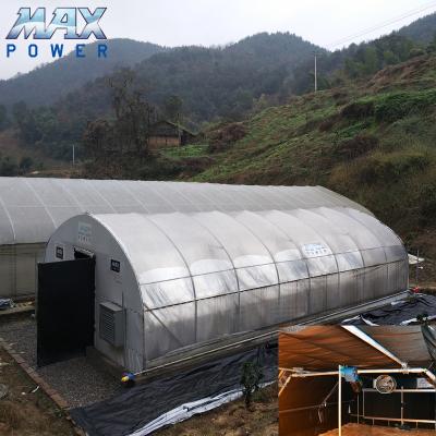 China Lightweight Installation Deprivation Greenhouse Easy Dep Blackout Automatic Small Greenhouses With Good Quality For Farm Planting for sale