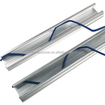 China Greenhouse Film Locking Plastic Film Galvanized Lock Channel And Stir Spring Wire for sale