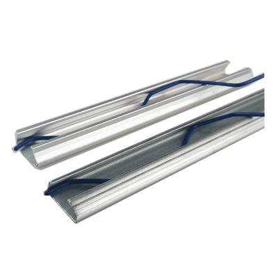 China Greenhouse Film Locking Aluminum Profile Greenhouse Film Lock Channel And Wiggle Wire for sale