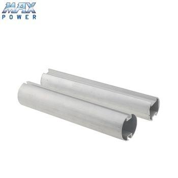 China Greenhouse Curtain Rolling Aluminum Pipe 6 FOOT SIDE CLASP GREENHOUSE CURTAIN ROLL BAR for sale