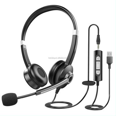 China Applicable Education Office Business Call Center Auriculares Inalambricos Earphones New Call Center Solution Telephone Headsets for sale