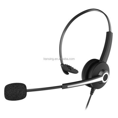 China Computer Headset Noise Canceling Earphone With 3.5mm And USB Noise Canceling For PC for sale