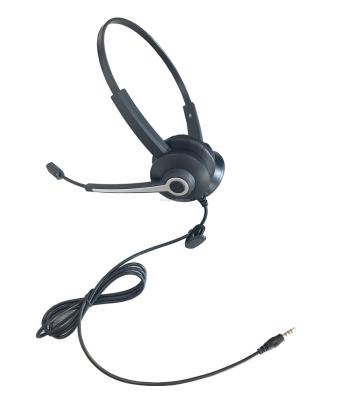 China 3.5mm noise canceling and USB earphone for PC and computer for sale