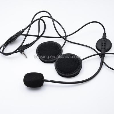 China No Hot Sale 2021 Motorcycle Earphone With OEM Connector Intercom Headset for sale