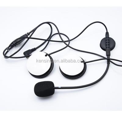 China High Quality In-ear Motorcycle Helmet With Hook And Loop Fastener for sale