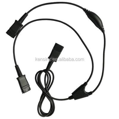 China Three QD Y cable for training, three PQD or GQD for call center for sale