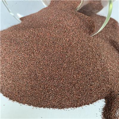 China 1250 Degree High Temperature Treatment Red Color Brown Fused Aluminum Oxide 95% for Vitrified Bonded Abrasives for sale