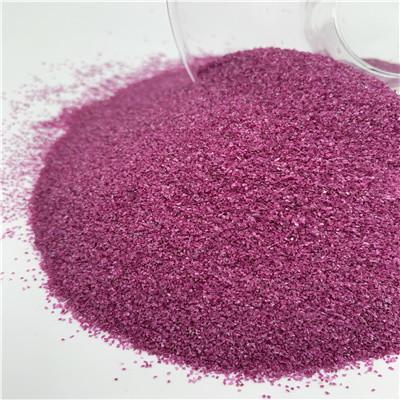 China Tilting Furnace Pink Fused Alumina Angular Shape 97.5% For Vitrified Abrasives for sale