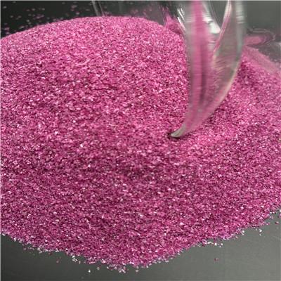 China Roller Crushed Pink Fused Alumina 30# Tougher For Bonded Grinding Wheels for sale