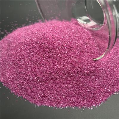 China Wet Blasting Abrasive Aluminum Oxide Al2O3 98.1% 36# Tougher Roller Crushed for sale