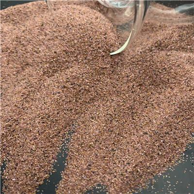 China Mesh Customerized Garnet Abrasive Sand 95,1% Hoge Zuiverheidsrivier Garnet Sand Te koop