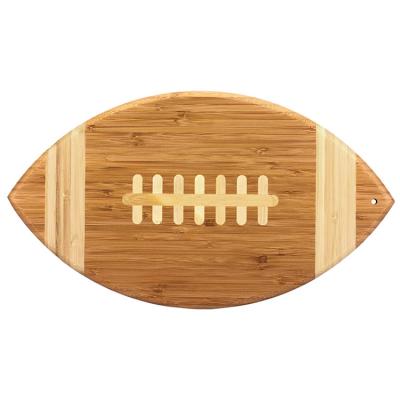 China Fujian Sustainable Factory Wholesale Kitchen Customized Mini Football Shaped Totally Bamboo Cutting And Serving Board for sale