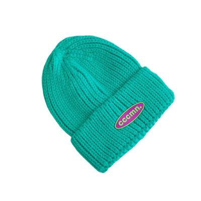 China Nice JOINT girls knitted hats plaid women beanie hats women lady hats for sale