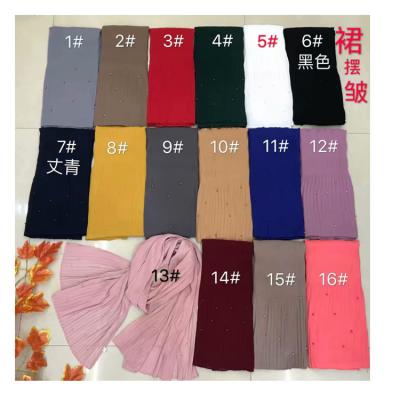 China Classic solid color ladies scarves plain printed latest women's long scarf for spring and summer for sale