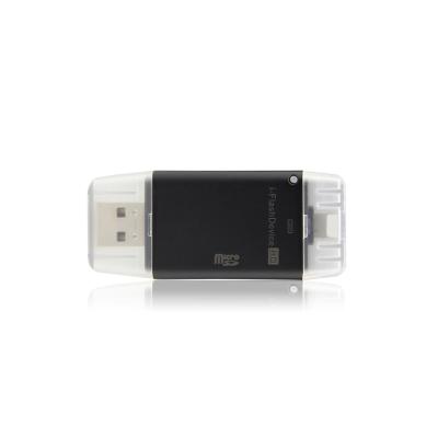 China I-flashdevice HD iflashdevice HD High Write and Read iflashdrive Speed ​​USB 3.0 Micro SD TF External Card Reader for iPhone and Android for sale