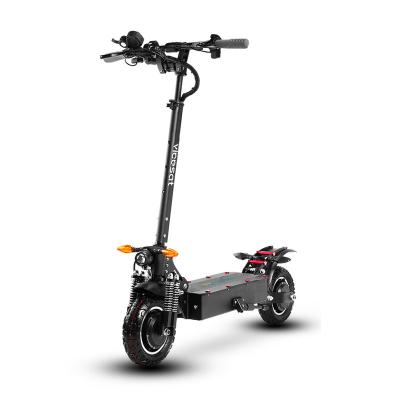 China US 100KM Off Road Electric Scooter 2400W Double Motor 10Inch E Electric Foldable Tire Powerful Unisex Scooters 68km/h Fat Current for sale