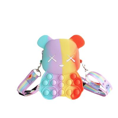 China 2022 Panel Cute Noise Itts Bear Noise Itting Bag Multi Patterns Cute Noise Itts Bag Unicorn Cartoon Stirring Person Toy Game For Washable Handbag Noise Itting Beach Bag girls noise itting person stirring for boys for sale