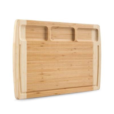 China Viable multifunctional large bamboo chopping board chopper for kitchen for sale