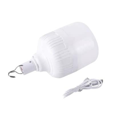 China Battery Available Energy Saving E27 Camping Bulb Outdoor Led Lighting Rechargeable Camping/Home Led Emergency Fill Light for sale