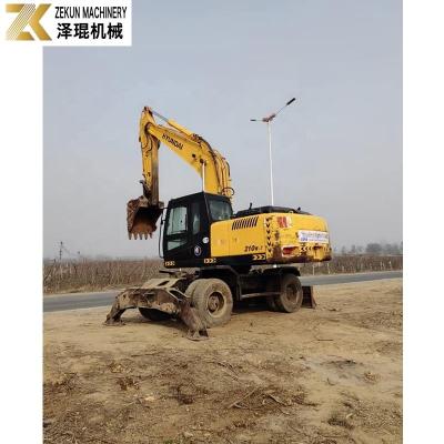 Cina 2017 Hyundai Robex 210 Used Compact Excavators 210W-7 R210W-7 4 ruote motrici in vendita