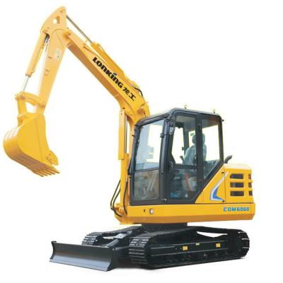 China 36.8 Kw 6 Ton Mini Excavator 0,23m3 Mini Excavator de segunda mão Máquinas de movimentação de terra à venda