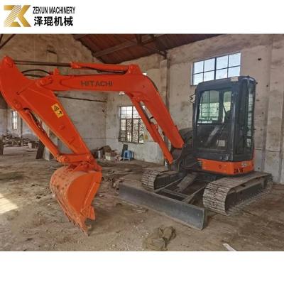 China 33.1Kw de potencia Hitachi ZX55 Excavadora de 5,5 toneladas Mini Bagger con 2001-4000 horas de trabajo en venta