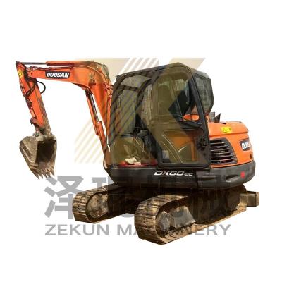 China 6000 KG Used Doosan60 DX60E DX60E-9C Mechanical DH60/DH60-7 DH55/DH60-7/80-7 Excavator for sale