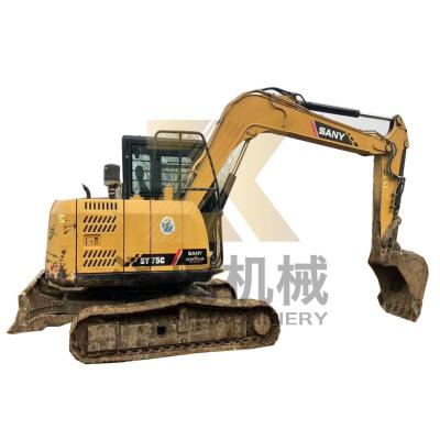 China Used Sany SY55C SY60C SY75C SY95C SY135C SY215C SY75C-9 Pro Crawler Excavator in Shanghai for sale