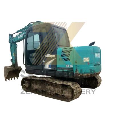 China 0.4m3 Bucket Capacity 2017 Used Kobelco 907 E307D Sk75 Sk75-11 Excavator in Shanghai for sale